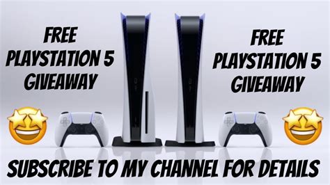 Free Playstation 5 Giveaway Youtube