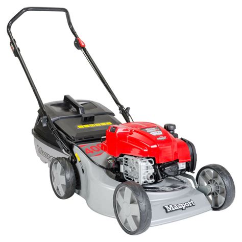 buy masport 400 st s18 460mm steel chassis lawn mower with integrated instart 565793 and pay later