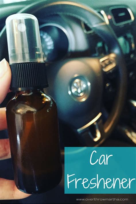 Easy Diy Car Freshener Overthrow Martha