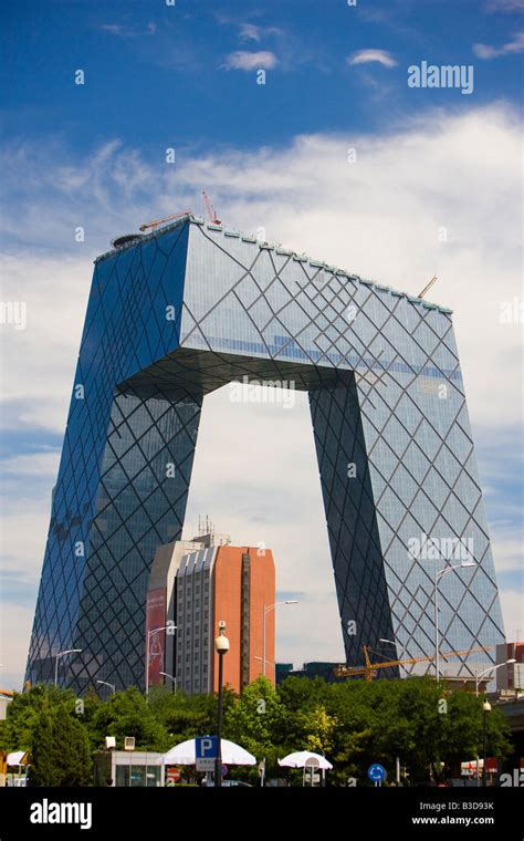 Cctv Headquarters Beijing China Skyscraper Beijing Central Business