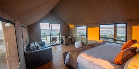 polentswa tented camp in the kgalagadi transfrontier park