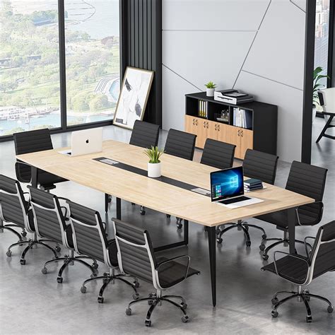 Tribesigns 8 Ft Conference Table 9448 L X 4724 W X 2952 H Inches