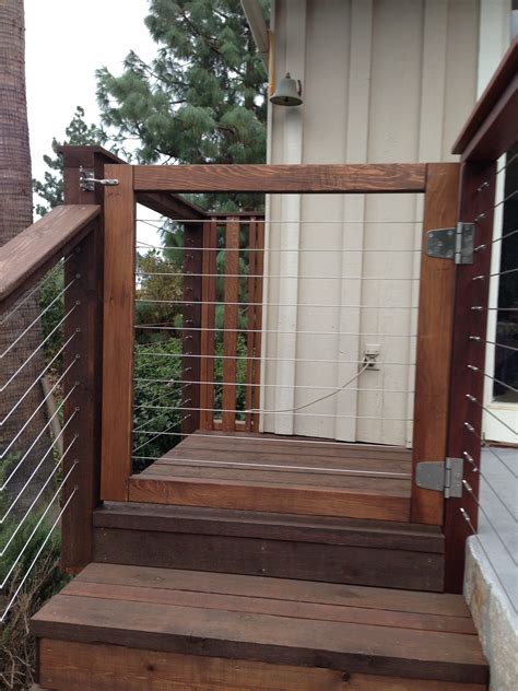 Stainless Steel Cable Gates San Diego Cable Railings
