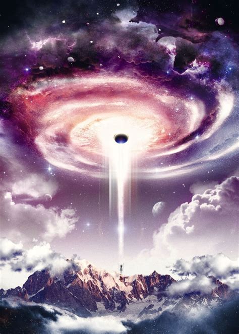 My Surreal Space Dream Of A Portal To Another Universe Poster Etsy