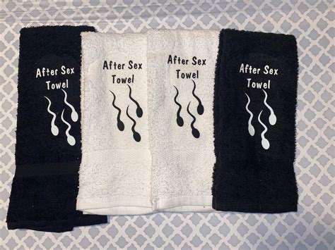 After Sex Towel Etsy