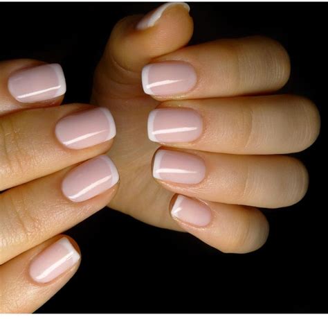 For Ashley Baby French Nails Pink French Manicure White Tip Nails