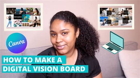 How To Make A Digital Vision Board On Canva That Works Youtube