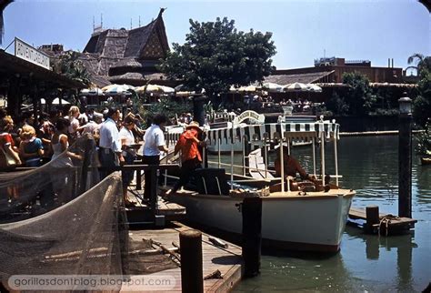 Gorillas Don T Blog The Jungle Cruise March 1958 Vintage Disneyland Alice In Wonderland