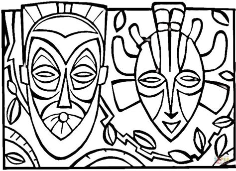 You can use our amazing online tool to color and edit the following african mask coloring pages. Desenho de Máscaras Africanas para colorir | Desenhos para ...