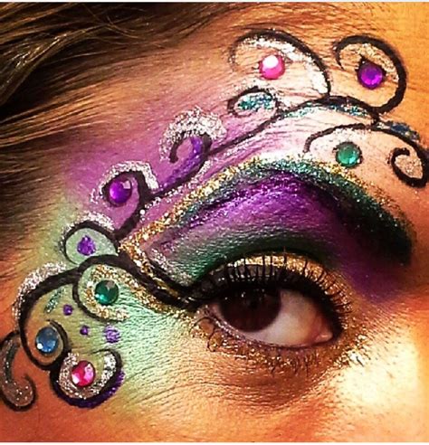 Mardi Gras Makeup Mardi Gras Makeup Crazy Eyes Makeup