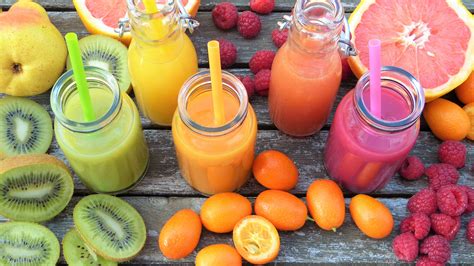 Variety Of Fruits And Fruit Juice During Daytime Hd Wallpaper