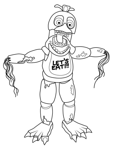 Five Nights At Freddy S Colors Fnaf Coloring Pages Monster Sexiz Pix