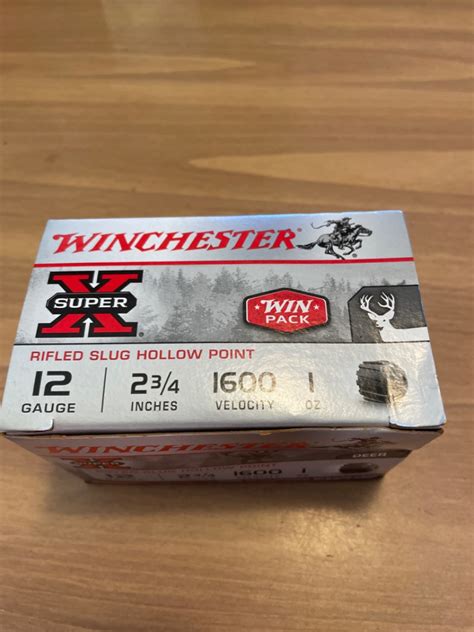 Lot 366 Ammo Winchester Super X Rifle Slug Hollow Point Special