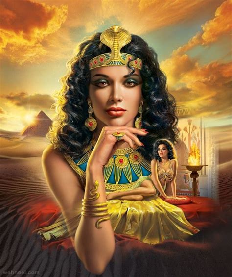 50 Mind Blowing Digital Art Works And Illustrations For Your Inspiration Egyptian Goddess Art