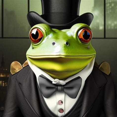 Gentleman Frog Ai Generated Artwork Nightcafe Creator