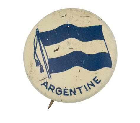 Argentine Flag Busy Beaver Button Museum