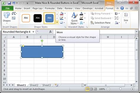 Office Button In Excel