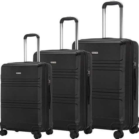 Luggage Set 3 Piece Suitcase Abs Trolley Spinner Hardshell Lightweight