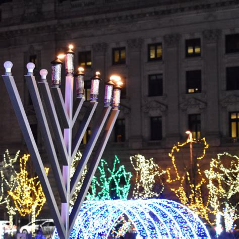 Grand Menorah Lighting Presented By Downtown Chabad Public Square