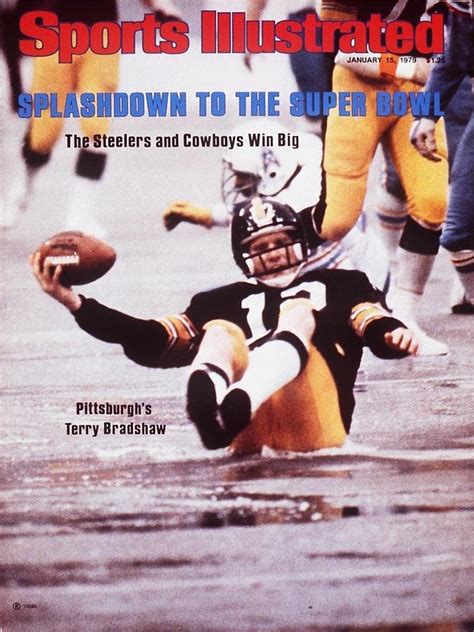 Pittsburgh Steelers Qb Terry Bradshaw 1979 Afc Championship Sports Illustrated Cover By Sports