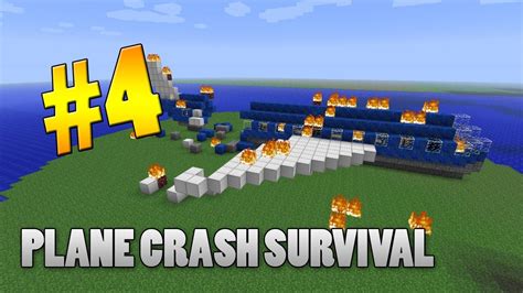 Minecraft 132 Adventure Map Plane Crash Survival Part 4 Youtube