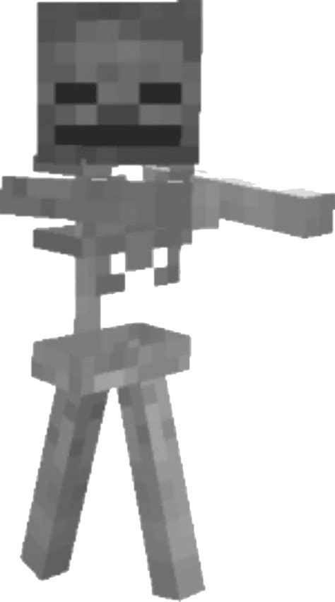 Minecraft Skeleton Head Png