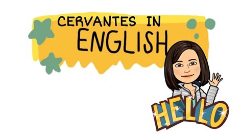Cervantes In English Fichas Imprimir Body