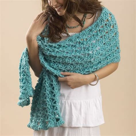 Looking for a free one skein crochet pattern that you can make today? One Skein Summer Wrap By Marty Miller - Free Crochet ...