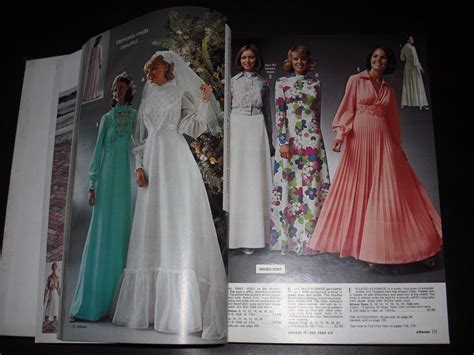 Penneys Catalog 1970s Vintage Bride Vintage Bridal Bridesmaid Dresses