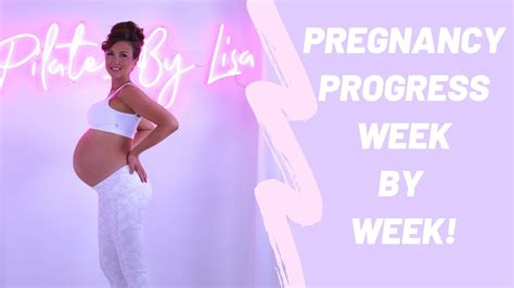 pregnancy transformation week by week belly growth progress youtube