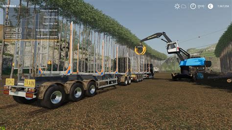 Wood Trailer Roadtrain V15 Fs19 Landwirtschafts Simulator 19 Mods