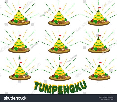 Tumpeng Rice Logo Tumpeng Rice Icon Stock Vector Royalty Free