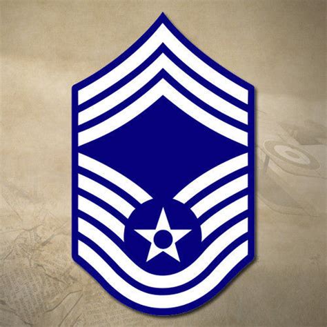 Usaf Chief Master Sergeant Decal Sticker 3 X 46 E9 Cmsgt Air