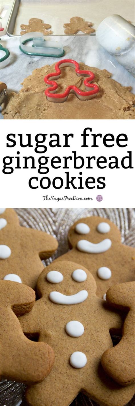 All natural and sugar free containing vitamin a and c. sugar free gingerbread cookies #sugarfree #gingerbread # ...
