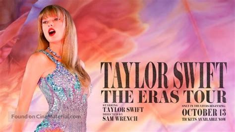Taylor Swift The Eras Tour 2023 Movie Poster