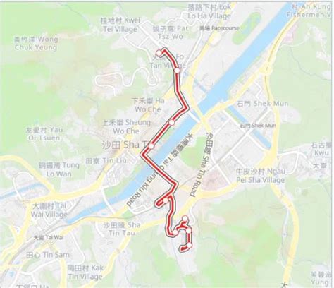 New Territories Bus Route Line No 288B Runs From Shui Chuen O To