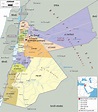 Political Map of Jordan - Ezilon Maps