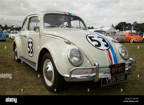 Herbie Vw Beetle Car At Harewood House Vw Festival 2016 Stock Photo Alamy