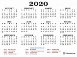 2020 Monthly Calendar With Us Holidays Free Printable Templates ...