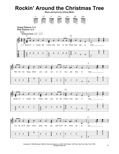 Rockin Around The Christmas Tree Sheet Music By Brenda Lee Easy
