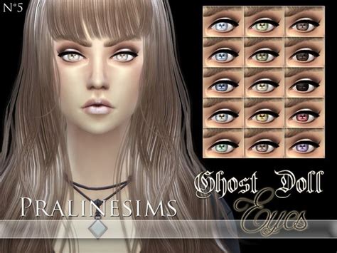 The Sims Resource Ghost Doll Eyes By Pralinesims Sims 4 Downloads