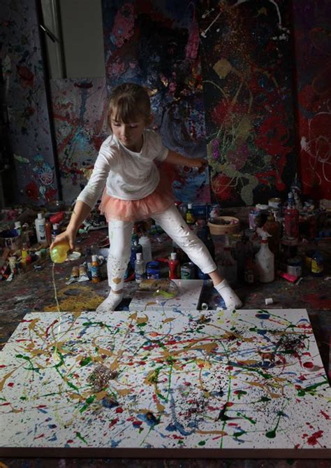 Aelita Andre World Famous Painter Age 7 Art Ed Geek
