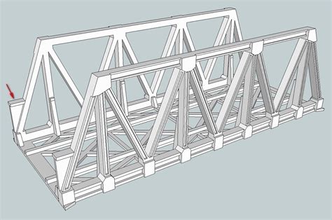 Free Stl File Ho Scale Warren Truss Bridge 75 Inches 🌉・3d Printing