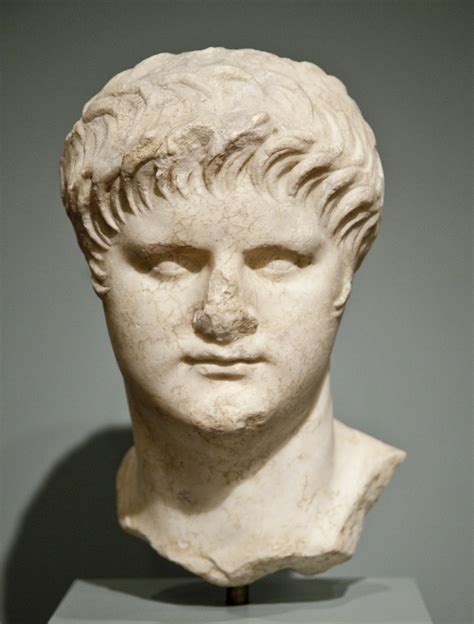 Marble Portrait Of Emperor Nero Nero Claudius Caesar
