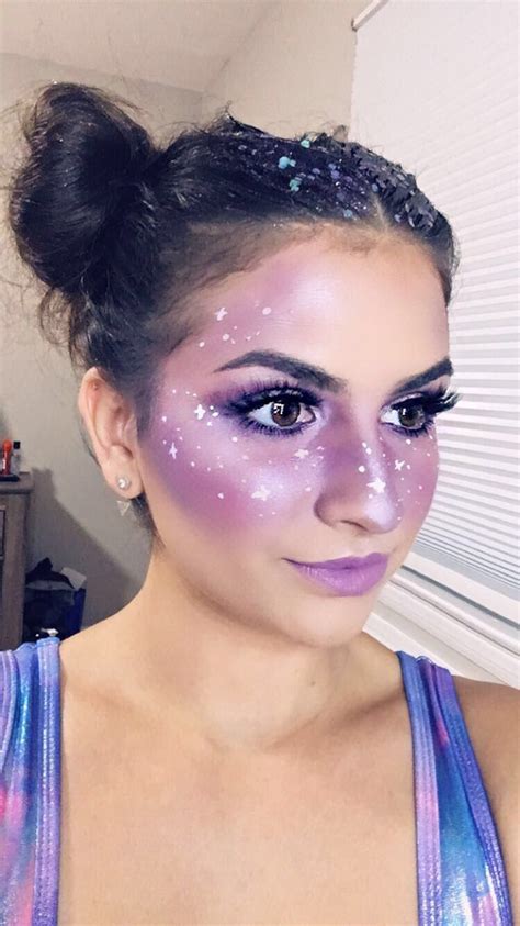Space Babe Galaxy Halloween Makeup Sarah Bansemer Space Babe Galaxy Halloween Makeup