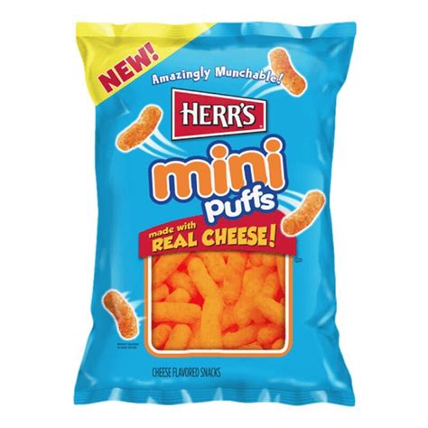 Herr´s Mini Puffs With Real Cheese 170g 599
