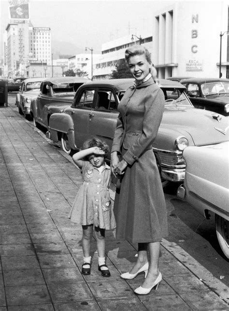 Jayne Mansfield And Her Daughter Jayne Marie Photographed By Gene Lester In 1954 Jayne