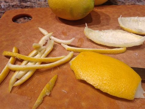 Zest is used to add flavor to foods. orange zest strips