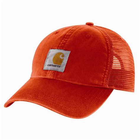 Carhartt Mens Sandstone Meshback Baseball Cap 100286hvo Blains