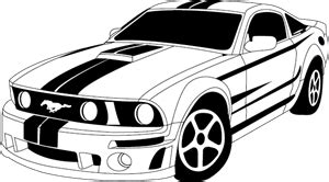 Ford Mustang Cartoon Png